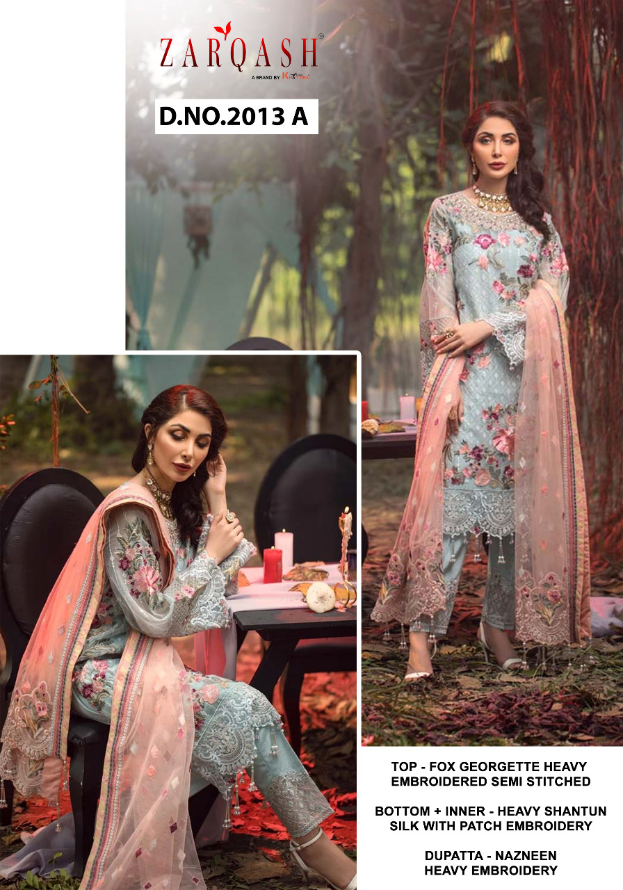 PAKISTANI SUITS D NO 2013A BY KHAYYIRA